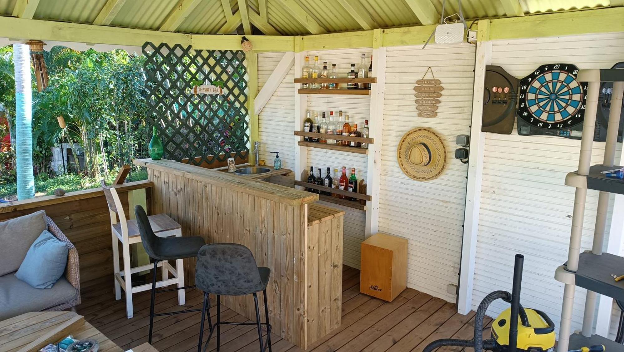 La Libellule Caribeenne- Duplex Et Piscine Sainte-Rose Extérieur photo